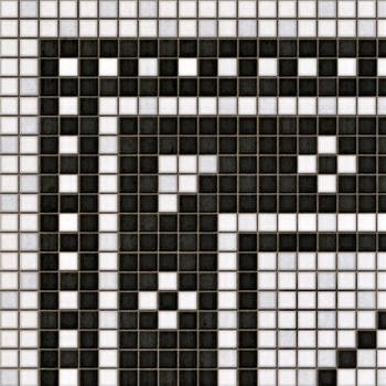 Floorcloth - Mosaic A Allerton Avenue - Detail 20SQ