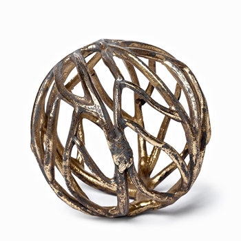 Globe - Sphere Twig Gild Gold 5IN