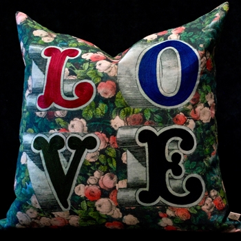 John Derian - Love Forest Cushion Face 20SQ