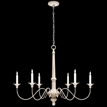 Chandelier - Country - Belgian White  37W/27H Studio by Visual Comfort