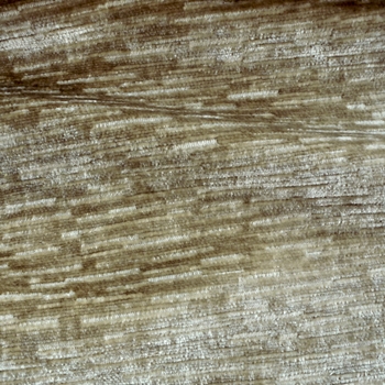 Chenille Velvet - Driftwood - Tussah - Horizontal silky soft striae weave. Unbacked, 54in Wide, 100% Polyester. Machine wash & Dry.