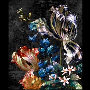 24W/29H Giclee - Dutch Garden Antique  #02 - Jackie Von Tobel
