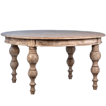 Dining Table - Lima Reclaimed Pine Natural/Sealed 60Round/30H