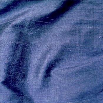 Dupioni Silk - Blue Periwinkle - 54in, 100% Hand Loomed Silk - India - Dry Clean Only, Do not expose to sunlight.