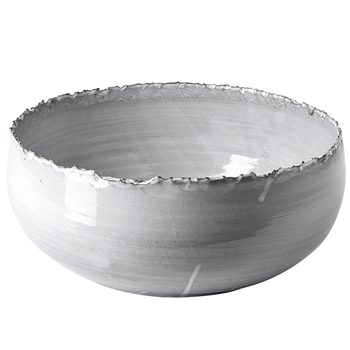 Bowl - Larsen Oyster Ceramic 13W/7H