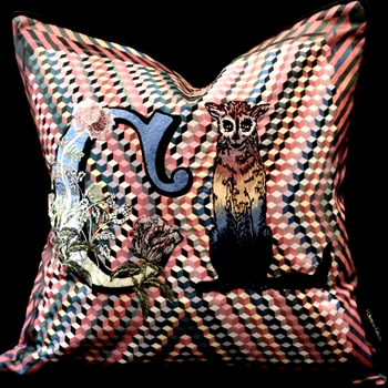 Lacroix - Monogram Me Lacroix! Multicolore Cushion 16IN SQ
