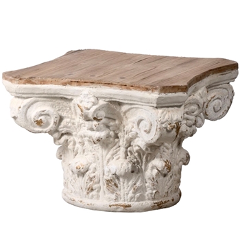 Accent Table - Capitol White Wash 24W/16H