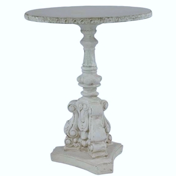 Accent Table - Antoinette 22W/27H White Washed