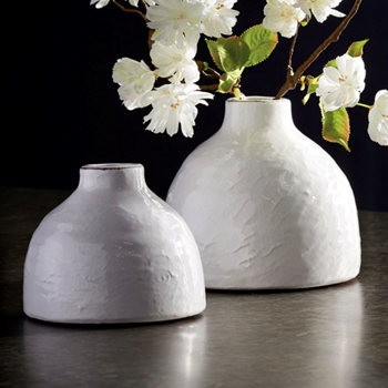 Vase - Studio Bud White 2 Sizes sold Individually 4in, 5in