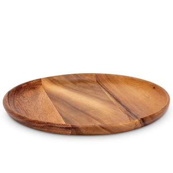Board - Acacia Wood Lipped Chop Plate 10in Round