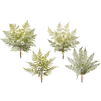 Fern - Soft Hand Spring Green 20in Assorted - Sold Individually - -PBF051-GR/GY