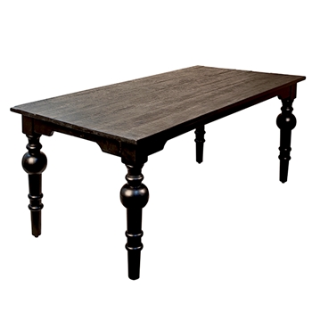 Dining Table - Amaro Black - Acacia & Mango Wood Solids 72L/36W/30H