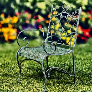 Armchair - Gaia Verdi 24x21x41H Powder Coated Iron