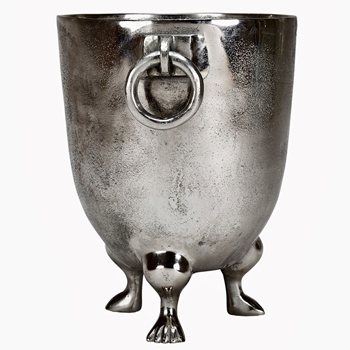 Vase/Cooler/Cachepot - Casan Footed Pewter 9X12X12H