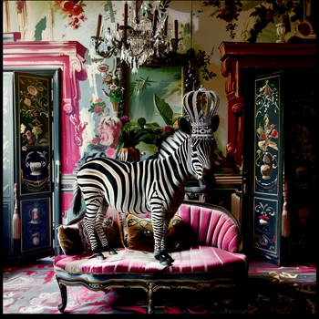 30W/30H Giclee - Porter Art Guild - Violetta Zebra