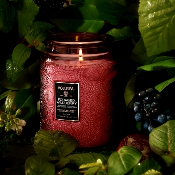 Voluspa - Japonica - Foraged Wildberry Glass Jar Candle 18oz 100HR