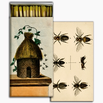 Matches - John Derian Bee Hive - 4x2in Box50