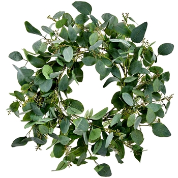 EVW - Eucalyptus - Wreath 32in PWE231-GR/GY