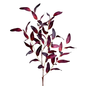 Mangrove - Leaf Branch Burgundy 39in  PSM796-BU