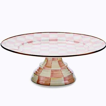 Rosy Check  - Cake Stand Large 16W/8H