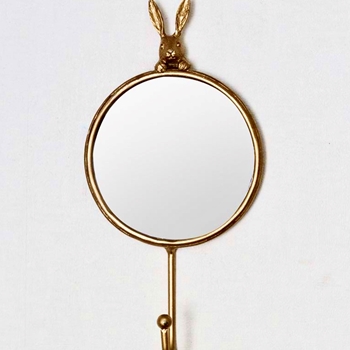 04W/08H - Mirror - Rabbit Wall Hook