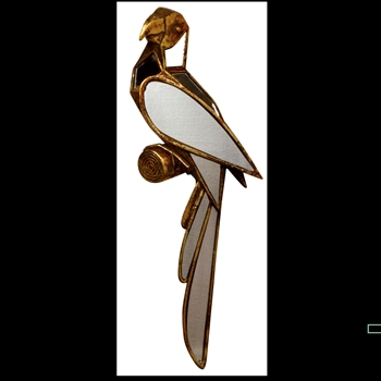 06W/17H - Mirror - Parrot  Gold Left