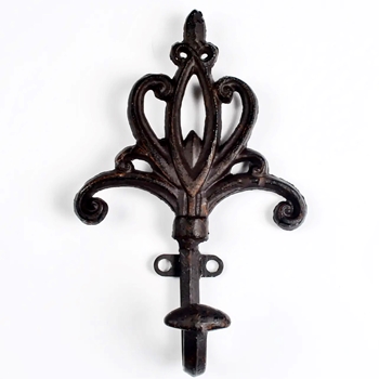 Hook - Gothic Black Iron 5x2.5x8in