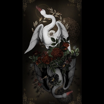 30W/54H Velvet Wall Hanging Il Bene Il Male