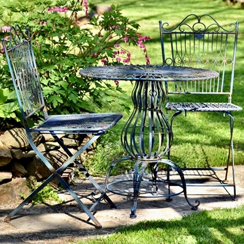 Bistro Set -3PC Verde Table 24x27H, 2 Chairs 17x20x37H