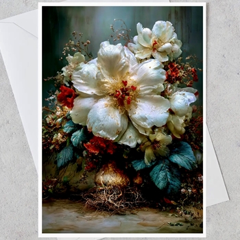 Greeting Card - Moonlit Bloom