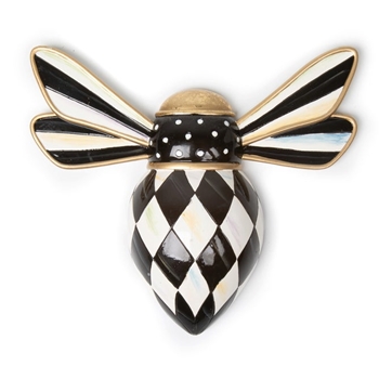 Courtly Bee Wall Decor 6.75W/6H